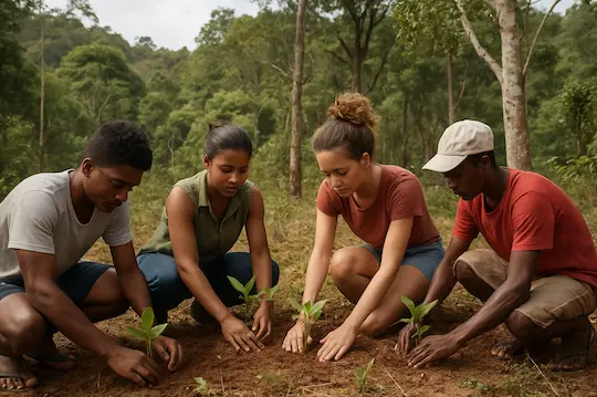 plantation d'arbres