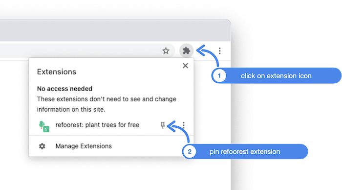 pin extension refoorest